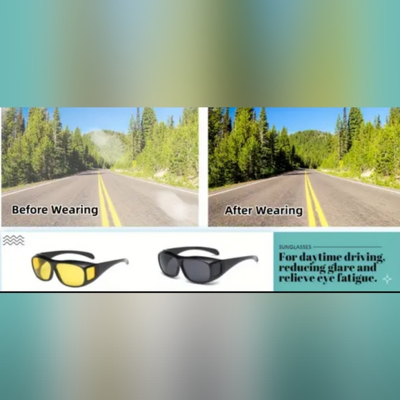 Polarized Night & Day Driving Sunglasses/Goggles - Picture 8 of 14